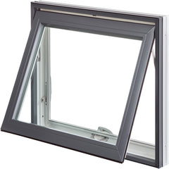 LVDUN Australia American Market Hotsale Aluminium Top Bottom Fixed Windows Inward Opening Cheap Aluminum Awning Window