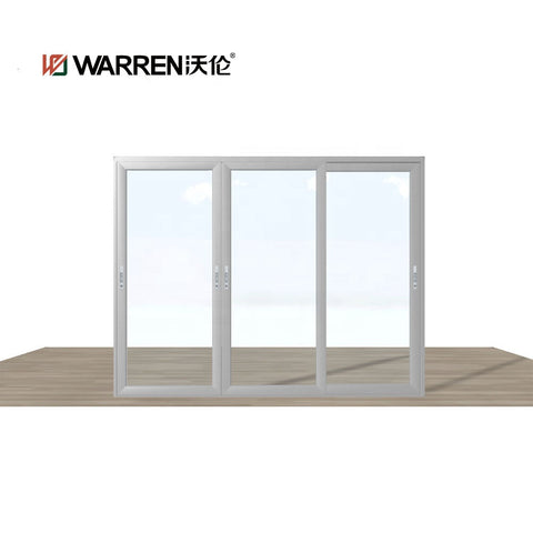 Warren sliding door double glass sliding aluminium thermal break