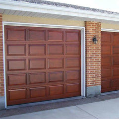 LVDUN Steel new black sectional panel garage door
