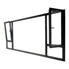 LVDUN NAMI Certificate American standard  window with  safety tempered thermal break aluminium tilt & turn windows