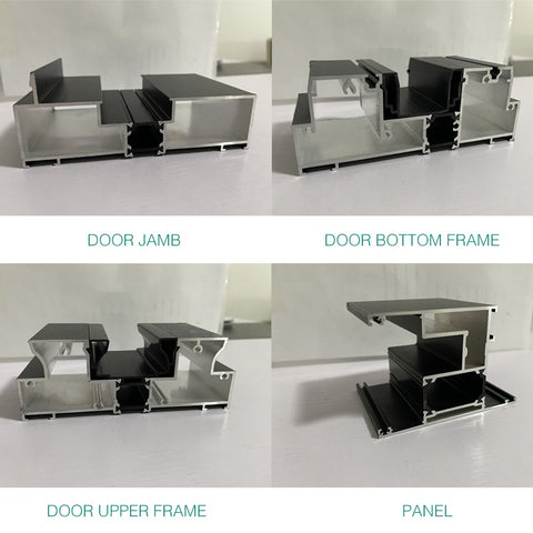 LVDUN Heavy duty aluminium lift & sliding glass with double/triple glazing  XO with ROTO lock handle door