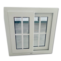 European design 2 track pvc horizontal sliding window for home