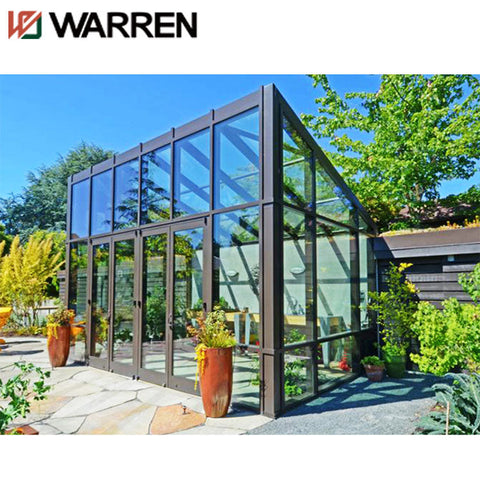 Customized winter garden aluminum glass house thermal insulation sunroom