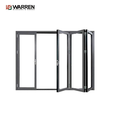 Warren aluminum doors aluminium bifold patio doors outswing energy efficient bifold door Popular for sale