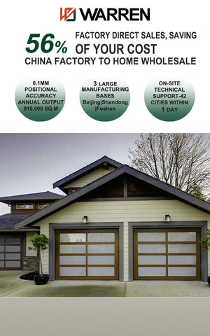 Warren 16 ft garage door rails garage door windows inserts