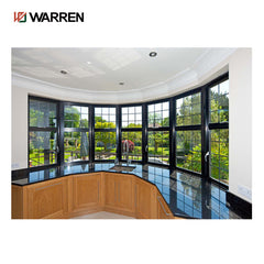 Warren Modern Half Round Window Grill Design Casement Windows Double Pane Glass With Soundproof