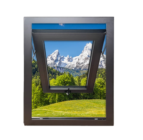 LVDUN energy saving double glass tilt and turn  windows  aluminium door and window