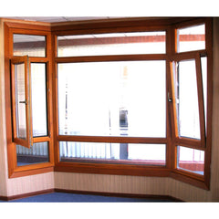 House Customized Aluminum Tilt And Turn Windows With Tempered Glazing Glass