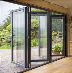 LVDUN Thermal Break Aluminium Bifold Accordion Winnipeg Best Price Bi Folding Doors