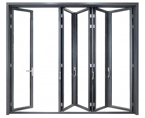 Warren Factory Direct Sale High Quality doors Frameless Tempered Soundproof Glass Folding Door