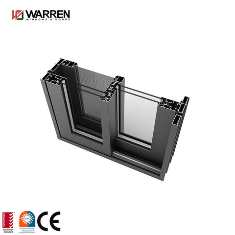 Aluminum alloy doors and windows sliding glass exterior doors system