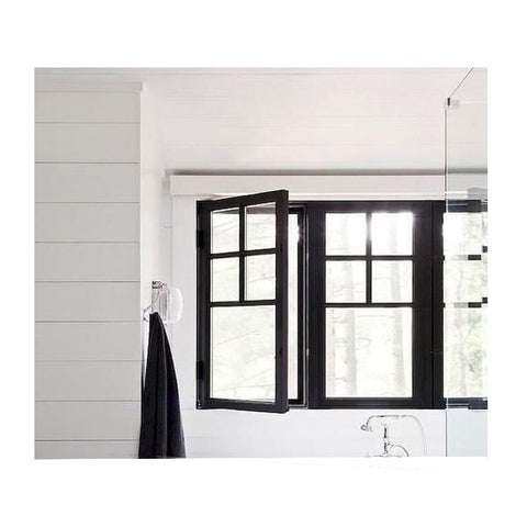 LVDUN Aluminum Casement Window with Mosquito Net Double Glazed Tempered Glass Window Designs for Homes