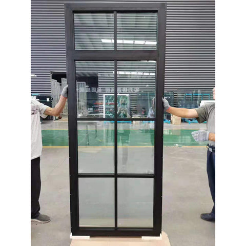 LVDUN Ultra slim line window double glass aluminum fixed window