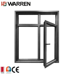 Aluminum 4 panels inward french casement windows