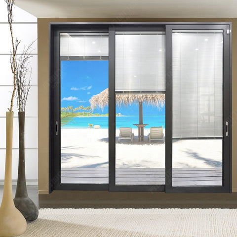 LVDUN low e glass double sliding door balcony