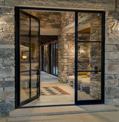 LVDUN House Entry Swing Iron Windows And Doors Grill Design