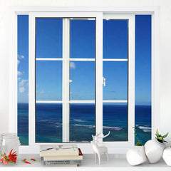 LVDUN waterproof upvc frame glass windows and doors designs