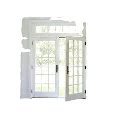 Warren white series 115*45 door aluminium French door double glass