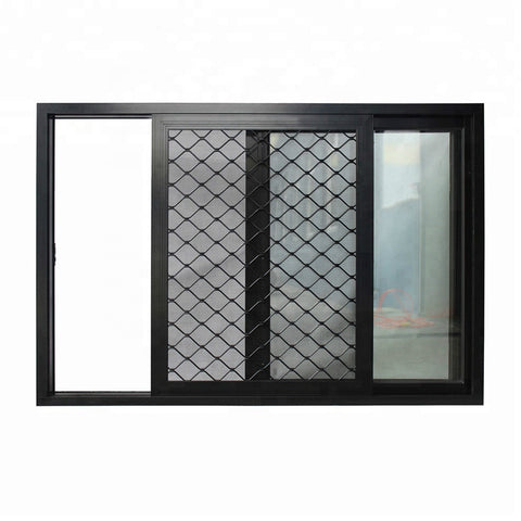 LVDUN Thermal Break Aluminium Windows and Doors Manufacture Custom Aluminum Grill Glass Sliding Windows with Mosquito Net