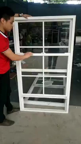 LVDUN Top Window residential and office building aluminum low-E glass sash window manufacturer