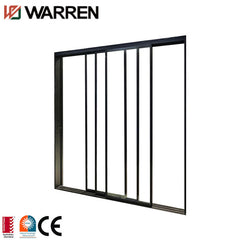 Kitchen sliding door aluminum glass slide horizontal garage glass sliding door