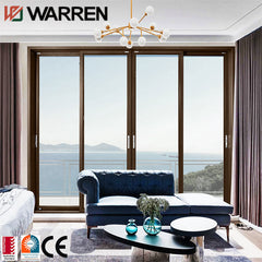 Shipping container sliding door aluminum French double glazed sliding glass doors