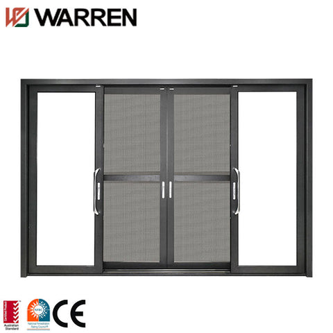 Folding sliding door aluminum glass pivot exterior slide glass sliding doors