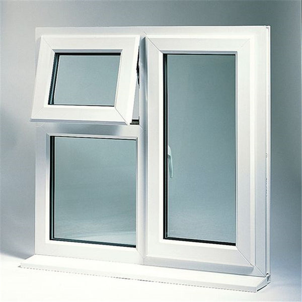 LVDUN Bottom Awning Window Top Fixed Windows Modern Design Villa Home Manual Aluminum Awning Window With Section Aluminum Awning