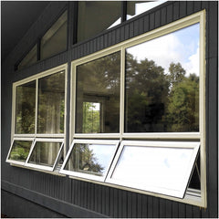 LVDUN Winder Awning Window Modern Design Customized Sizes Philippines Hopper Awning Window For Villa Window Balcony Awning
