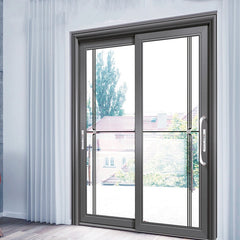 LVDUN Aluminum Sliding Door Price New Design Automatic Aluminum Sliding Door Frameless Aluminum Sliding Door