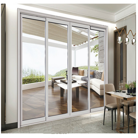 LVDUN Hot Sell Sliding Door Pocket  Partition Wall Switchable Glass With Automatic Door Sliding   2 Wooden Door Sliding