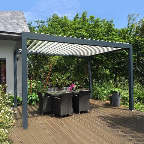 High Quality Motorized Waterproof Aluminum Pergola Gazebo Covers OEM ODM Factory Pergola