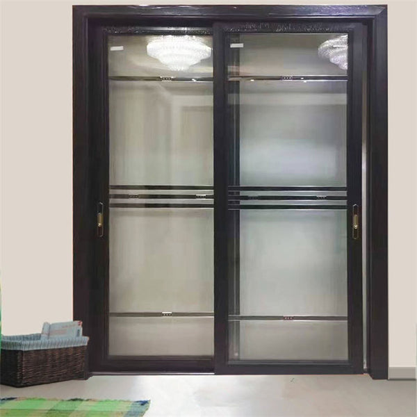 LVDUN Modern Design 96 X 80 Aluminum Shower Sliding Door Commercial System Electric Sliding Door For Balcony Warehouse Sliding Door