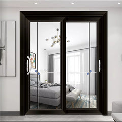 LVDUN Modern Design 96 X 80 Aluminum Shower Sliding Door Commercial System Electric Sliding Door For Balcony Warehouse Sliding Door