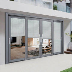 LVDUN USA Standard Full Aluminum Sliding Door 10 Years Warranty Aluminum Good Quality Sliding Kit Aluminum Door Modern  Sliding Doors