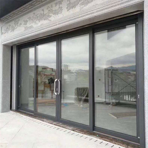 LVDUN Japanese Sliding Door Home Aluminum Japanese Style Sliding Door Double Glazing Sliding Door Price