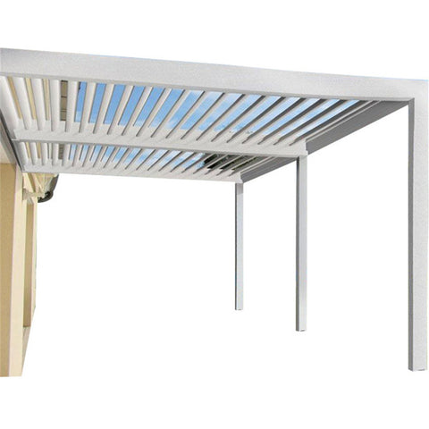 New Modern Quality Aluminum Waterproof Roof Louvered Pergola Lean To Wall Pergola