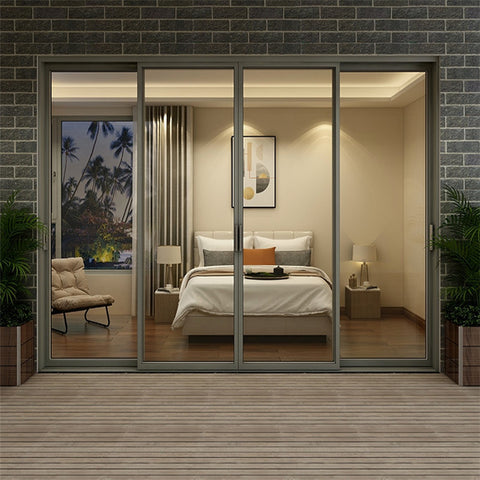 LVDUN Sliding Doors And Windows Large View Price Automatic Sliding Doors Full Panel Open Sliding Gate Doors