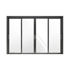LVDUN Sliding Glass Doors Aluminum French Front Heavy Duty Pocket Sliding Glass Doors Glass Aluminum Sliding Doors