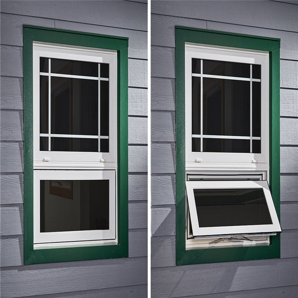 LVDUN Awning Fixed Window Crank Mechanism Low-E Professional Full swing Awning Window For Manufacturers Awning Window Aluminum