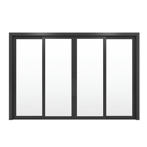 LVDUN Fence Sliding Doors Top 10 Supplier Thermal Break Aluminum Lowes Sliding Glass Patio Doors For Home Glass Closet Sliding Doors