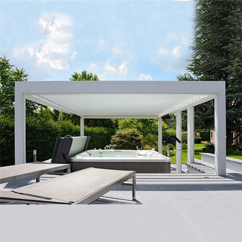 LVDUN Hot Sale New Product Sun shading Pergola Motorized Aluminum 4 X 3  Best Pergola