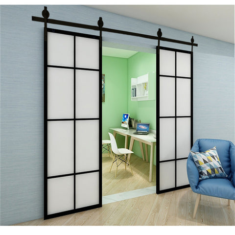 LVDUN Door Sliding Barn Acoustic Folding Movable  Ce Certified Triple Glass Aluminum Barn Door Prices Cashbuild Horse Barn Doors