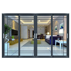 LVDUN Mosquito Net Sliding Door Brand Cheap Glass Flush Sliding Door System Aluminum Hanging Sliding Door Making Machine For Sale