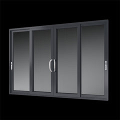 LVDUN Double Pane Sliding Glass Doors USA Standard Triple Modern Sliding Doors With German Lock Residential Sliding Doors