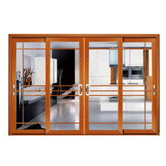 LVDUN Sliding Door Glass  Home Customized Polycarbonate Sliding Door High Quality Aluminum Sliding Internal Shoji Sliding Door
