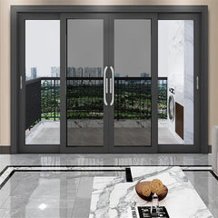 Sliding Folding Doors Aluminum Certified Powder Coated Patio Aluminum Sliding Doors Aluminum Frame Sliding