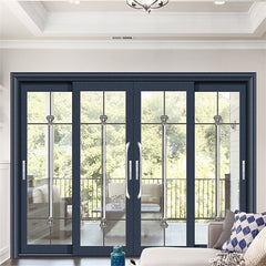 LVDUN Terrace Sliding Aluminum Doors Munich 2021 Double Glazed Single Sliding Aluminum Door Aluminum Sliding Closet Doors