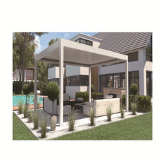 High Quality Closing Louver Bioclimatic Pergola Cheap Price Pergola Sun shading Aluminum Pergola