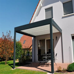High Quality Motorized Rainproof Aluminum Shutter Roof Best Quality Pergola